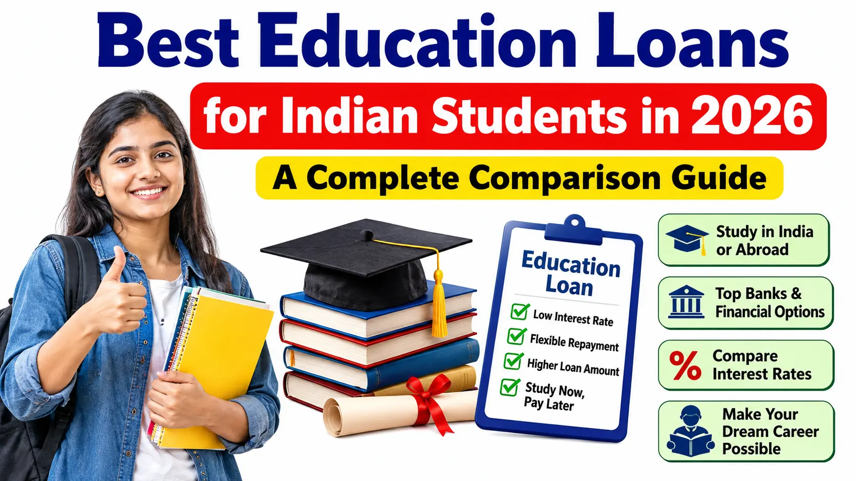 Best Education Loans for Indian Students in 2026